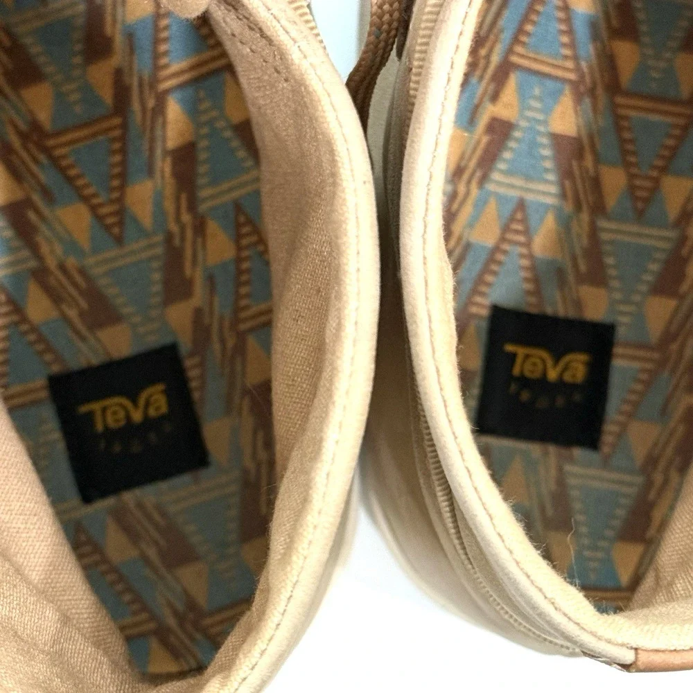 Teva Leather Lace Up Oxford Willow Chukka Sneaker Shoe Women US 10 41 Athletic